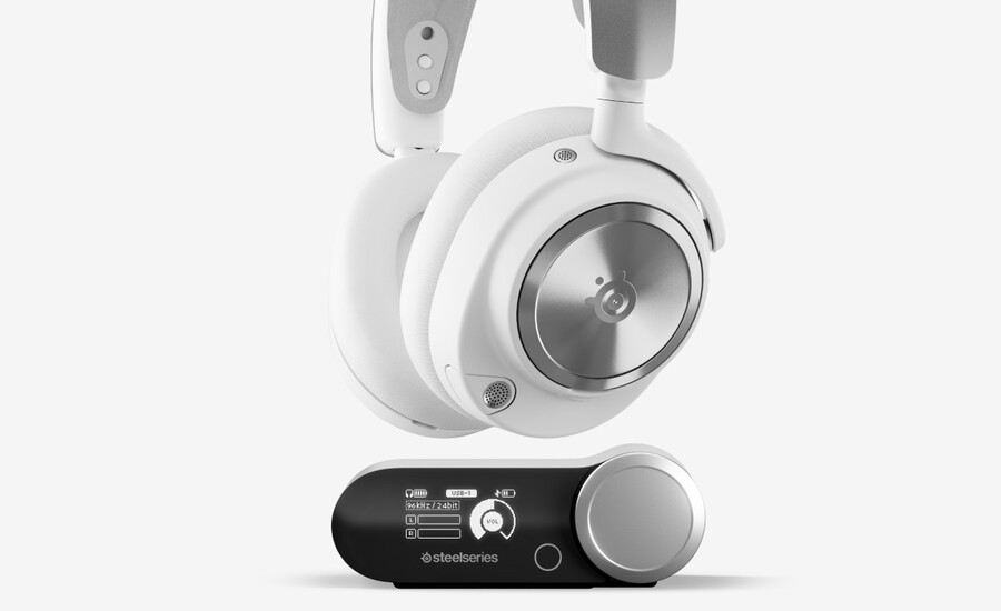 arctis nova pro wireless pour pc et playstation - blanc